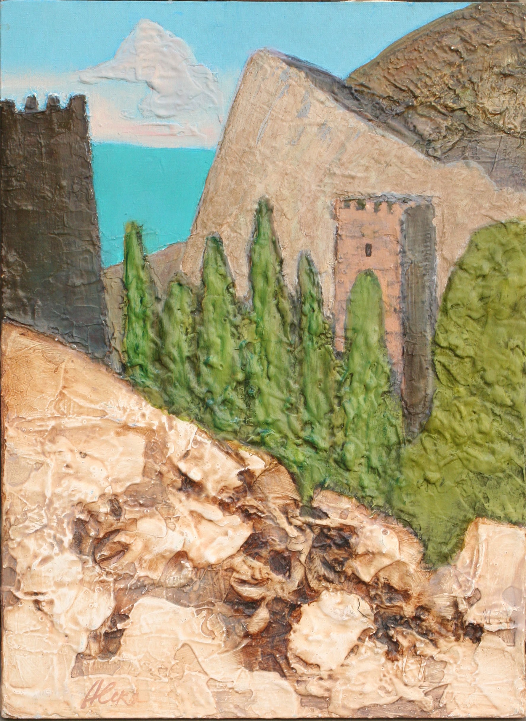 Blick von der Festung Sudak
